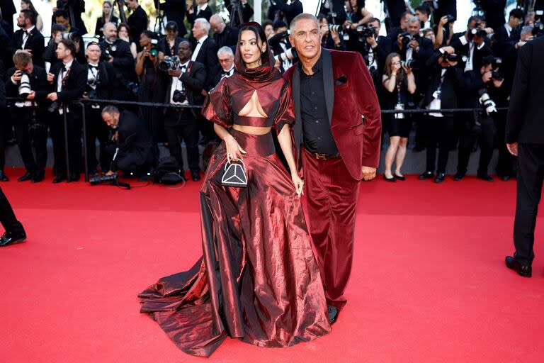 Hipnóticos, Samy Nacer y Sofia Athena en el 'tapis rouge' de Cannes