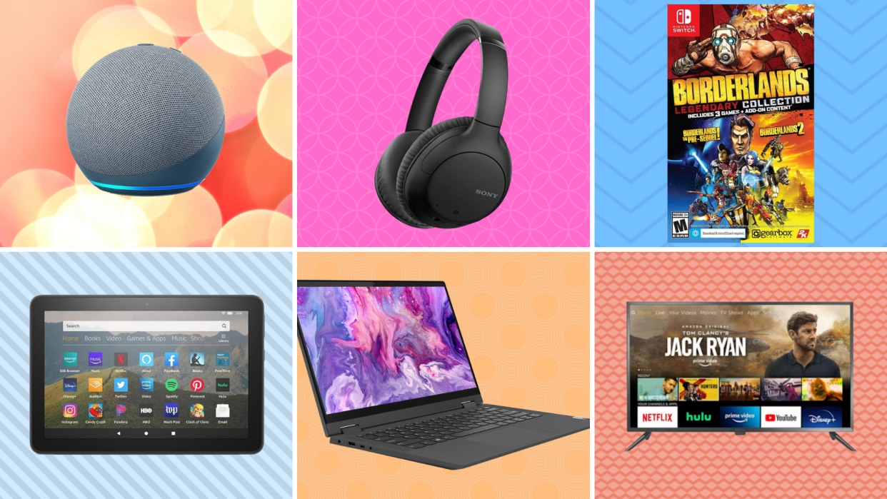 TVs and headphones and laptops, oh my! These Prime Day deals are off the charts. (Photo: Yahoo Life)