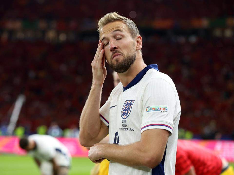 Harry Kane was sluggish and uninspired as England slipped to defeat (Getty Images)