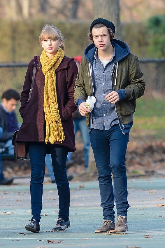 Harry Styles y Taylor Swift cuando salían juntos en 2012