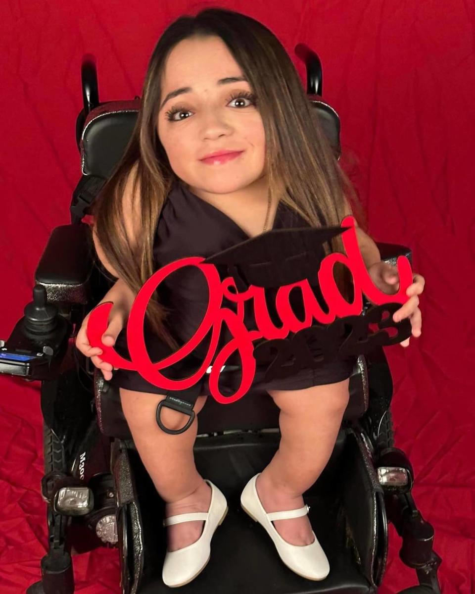 Modesto High School senior Mykayla Herrera is without her only means of transportation — her customized power wheelchair — since it was stolen this week.