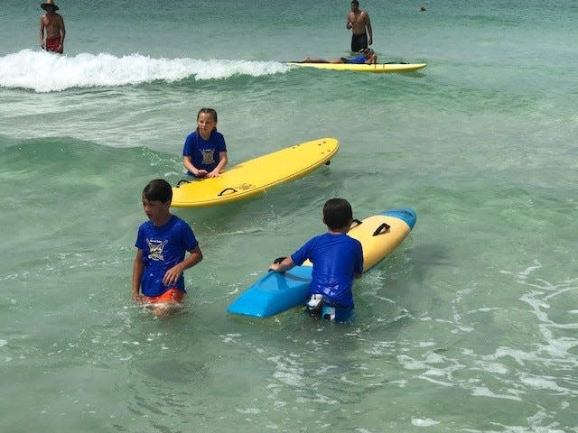 Jr. Lifeguard Camp is one of about 30 summer camps offered in Panama City Beach from the beginning of June until the end of July.