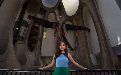 "Inside, visitors are greeted by a dragon made of car tyre inner tubes, satin ribbon and leather hung mid-air in the gallery’s Gaudi-esque atrium" - Credit: Dwayne Senior