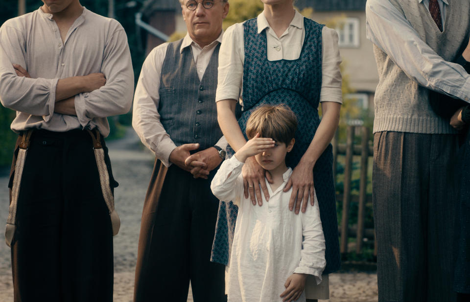 This image released by Sony Pictures Classics shows a scene from "Never Look Away." On Tuesday, Jan. 22, 2019, the film was nominated for an Oscar for best foreign language film. The 91st Academy Awards will be held on Feb. 24. (Sony Pictures Classics via AP)