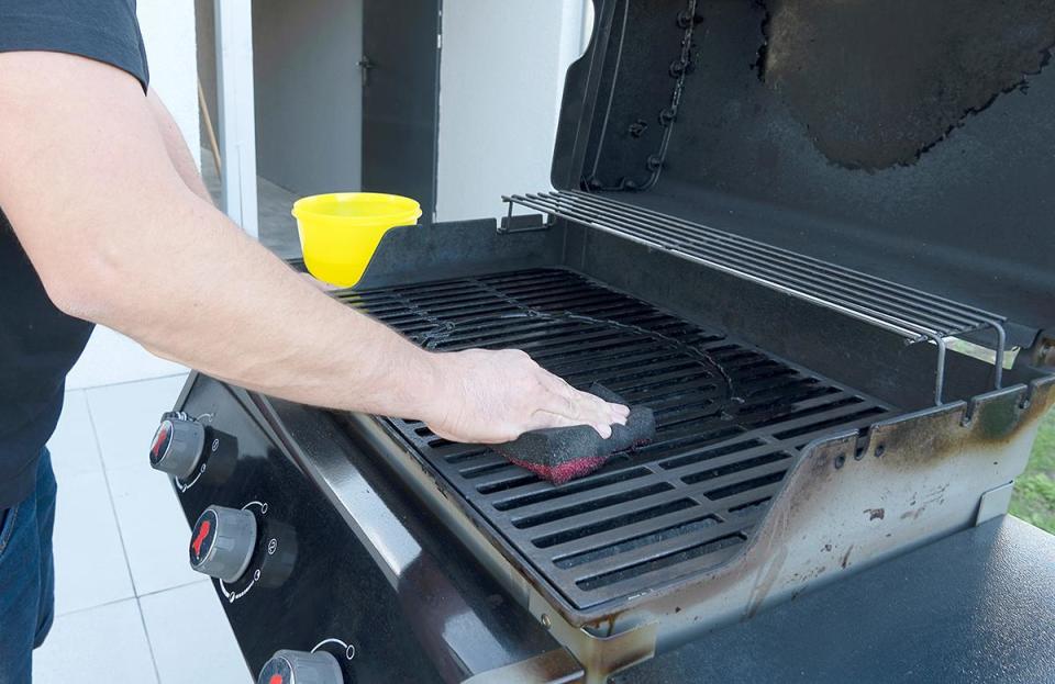 <p>You may be tempted to give your grill a good scrub down whenever you can, but doing so can mess up the grates. Instead, give your grill a <a href="https://www.theactivetimes.com/cleaning-hacks-from-professional-house-cleaners?referrer=yahoo&category=beauty_food&include_utm=1&utm_medium=referral&utm_source=yahoo&utm_campaign=feed" rel="nofollow noopener" target="_blank" data-ylk="slk:deep clean;elm:context_link;itc:0;sec:content-canvas" class="link ">deep clean</a> only every few months.</p>