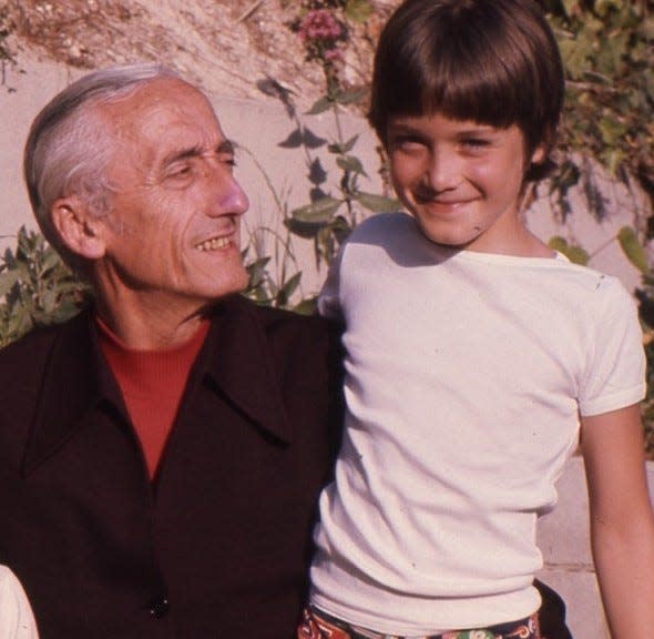 Fabien Cousteau, founder of Proteus Ocean Group, with his renowned grandfather, Jacques Cousteau.