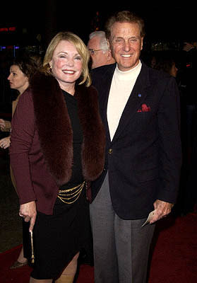 Robert Stack and wife at the Hollywood premiere of New Line's The Lord of The Rings: The Fellowship of The Ring