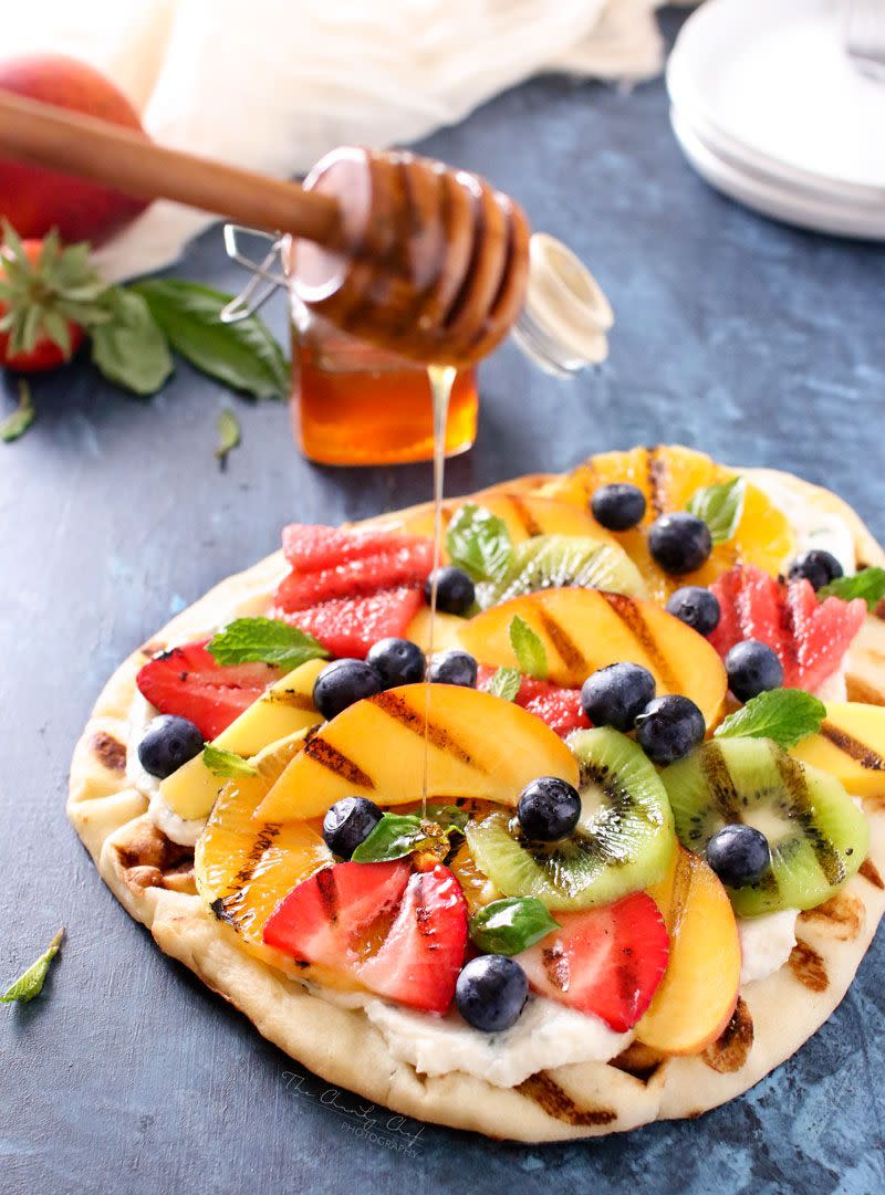 Grilled Fruit Pizza
