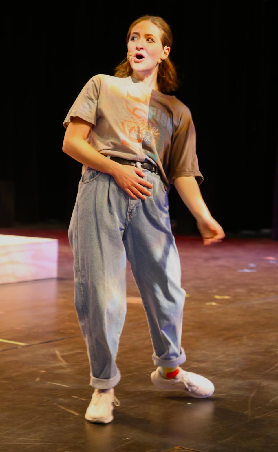 Emma Price performs a scene from the Four Corners Musical Theatre Company's season-opening production of "Baby! The Musical," which opens Thursday, March 21 at the Farmington Civic Center.