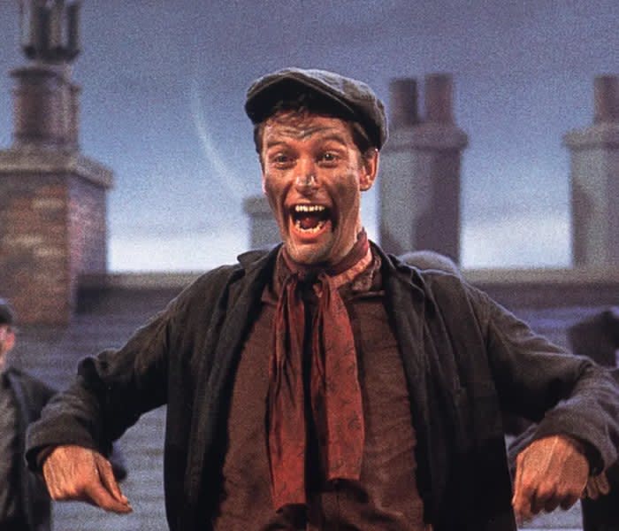 Dick Van Dyke en Mary Poppins