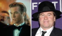 Val Kilmer: There were few actors sexier than Kilmer during the 1990s, with his lustrous quiff and beestung lips playing everything from Batman to the Saint. Now 56, the star still has plenty of charisma, but let’s just say he’s officially gone from leading man to character actor.