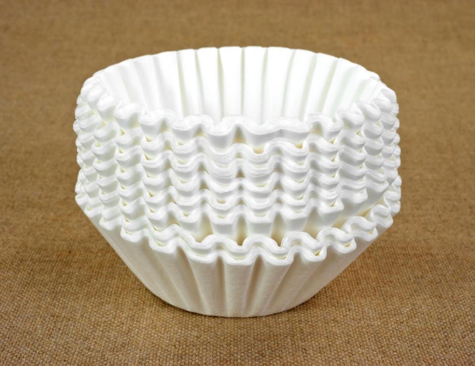 Stack of coffee filters