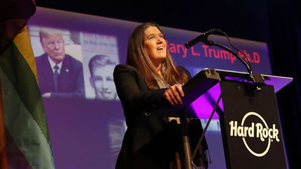 PHOTO: In this Jan. 20, 2023, file photo, Mary L. Trump speaks during Jim Owles Winter Pride Gala Award Ceremony at Hard Rock Cafe in New York. (Johnny Nunez/WireImage via Getty Images, FILE)