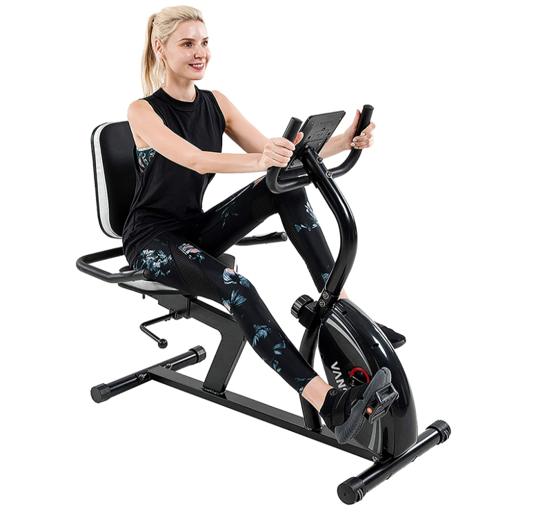 3) Vanswe Recumbent Exercise Bike