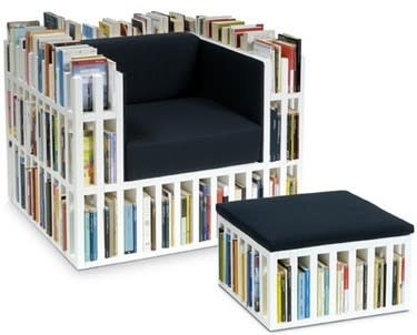 Book Shelf Chair Storage