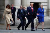 U.S. President Donald Trump visits Britain