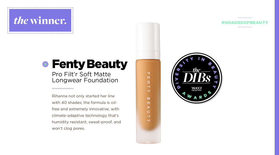 Inclusive Foundation Winner: Fenty Beauty