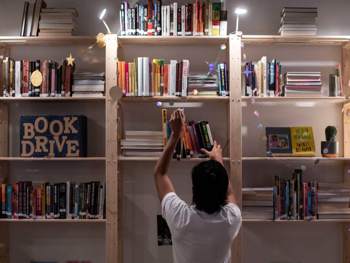The Vancouver Black Library is focused on books written by people of colour. It will also serve as a community and resource hub.  (Ben Nelms/CBC - image credit)