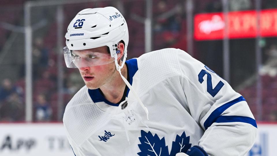 The Vancouver Canucks have added versatile foward Sam Lafferty in a deal with the Maple Leafs, who create cap flexibility with the move. (Photo by David Kirouac/Icon Sportswire via Getty Images)
