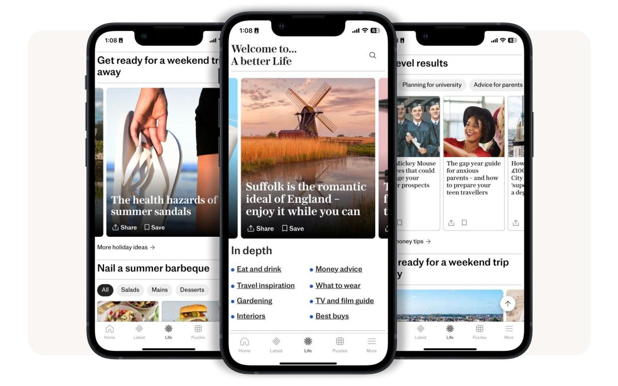 Telegraph life app