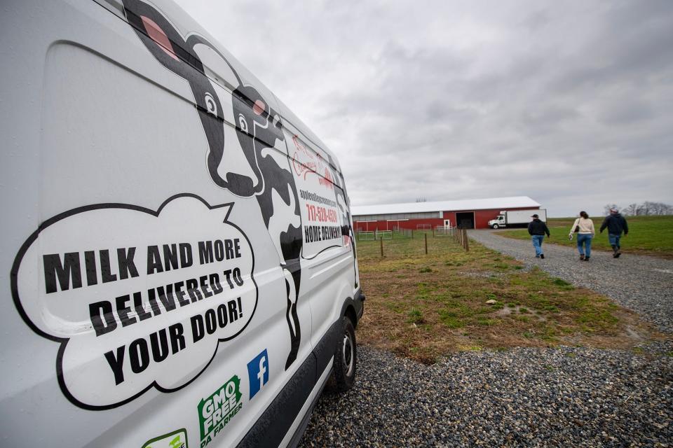 Apple Valley Creamery delivers milk products to about 700 customers.