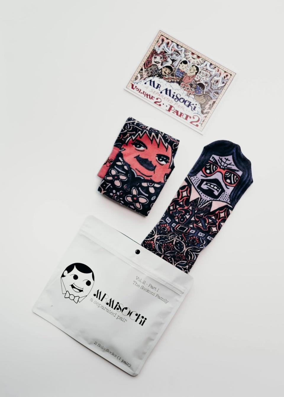 <h2>MrMiSocki 3-Pack Comic Socks</h2><br>But seriously, what's a gift guide without a pair of socks or <em>two</em>? Bear with us, this pair is special. This charming oddball gift from creative sock-enthusiast Munish Taneja is a pair of mismatched socks that come with a comic book about a sock who wakes in the dryer only to realize that he's lost his other half. The "volumes" are limited, so snatch up what's left for the person who likes a gift with a story, comic illustrations, or simply a funky pair of socks to brighten his day. Currently, when you buy three or more pairs of these fun-lovin' foot huggers, you can snag 60% off your entire order.<br><br><strong>Deal: </strong><a href="https://www.mrmisocki.com/collections/volumes" rel="nofollow noopener" target="_blank" data-ylk="slk:60% off + free shipping on three pairs at MrMiSocki" class="link rapid-noclick-resp">60% off + free shipping on three pairs at MrMiSocki</a><br><strong>Promo Code: </strong>None<br><br><strong>MrMiSocki</strong> Volume 2.2- Soxi Brown & ASAP Socky (3-Count), $, available at <a href="https://go.skimresources.com/?id=30283X879131&url=https%3A%2F%2Fwww.mrmisocki.com%2Fcollections%2Fvolumes%2Fproducts%2Fvolume-2-2" rel="nofollow noopener" target="_blank" data-ylk="slk:MrMiSocki" class="link rapid-noclick-resp">MrMiSocki</a>