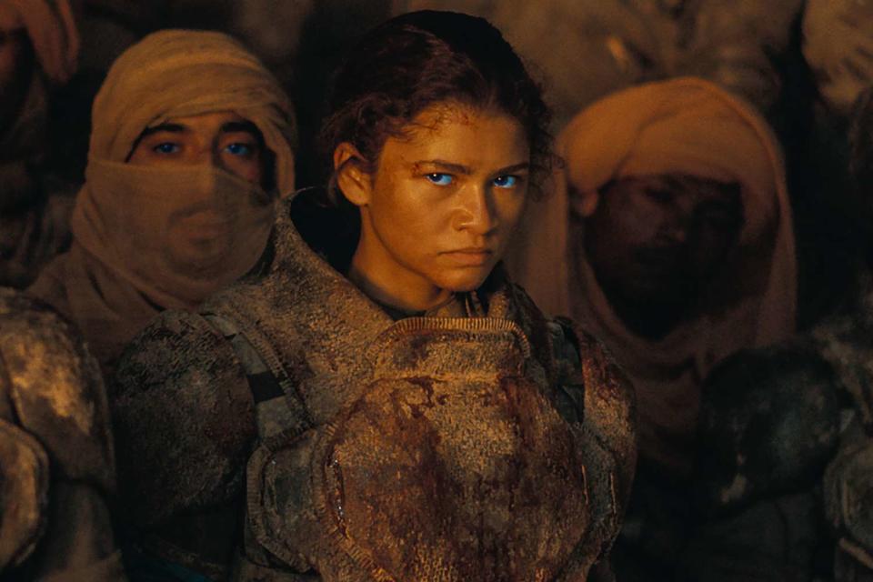 <p>Courtesy of Warner Bros. Pictures</p> Zendaya in "Dune 2"