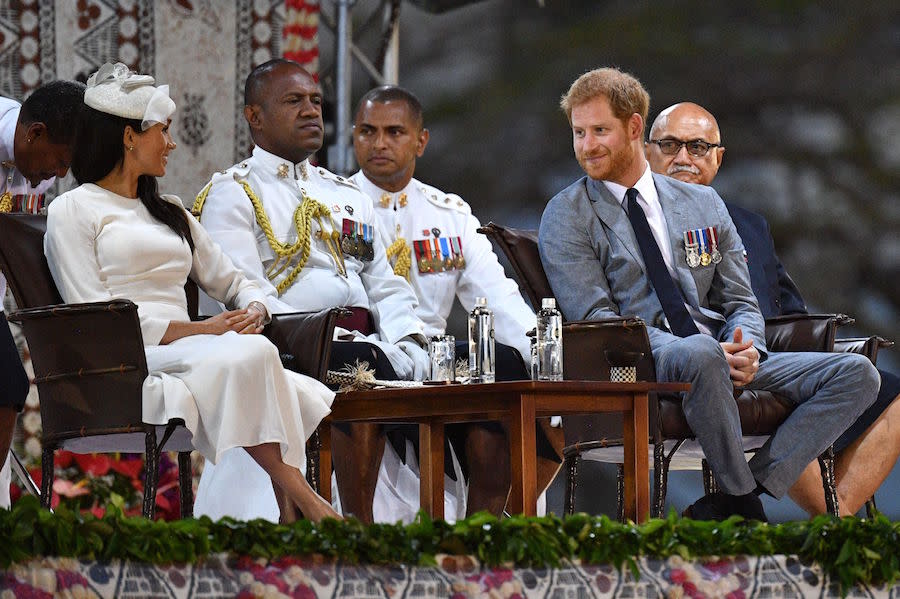 Harry and Meghan's royal tour of Fiji: all the best pictures from day one