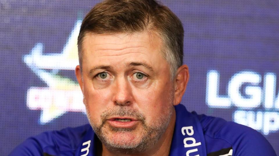 Canterbury coach Dean Pay won’t be happy with the fallout from his first Mad Monday as coach of the Dogs. Pic: Getty