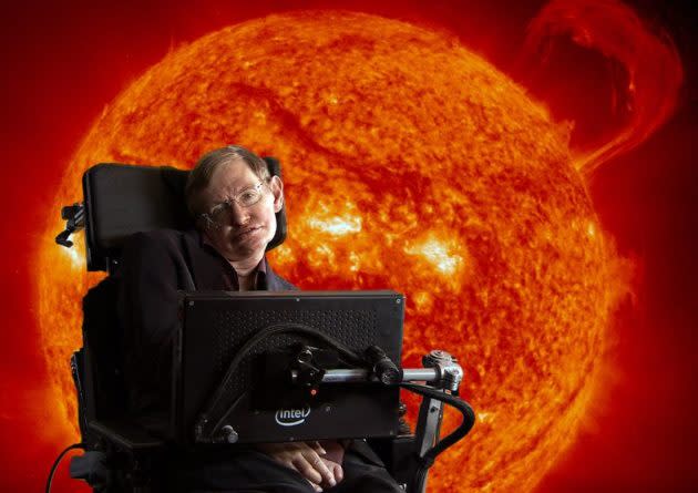 Stephen Hawking in "Into the Universe" on Discovery Channel