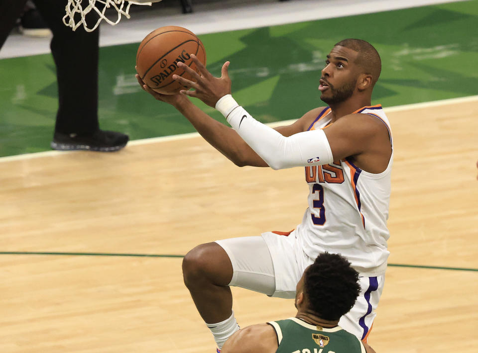 鳳凰城太陽Chris Paul。(Photo by Justin Casterline/Getty Images)