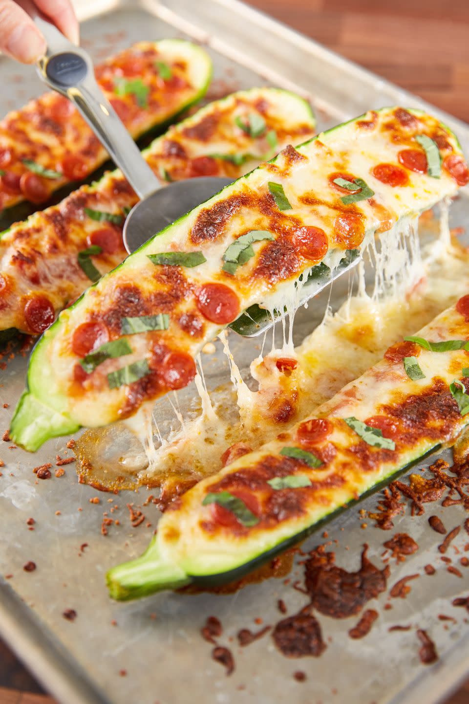 Pizza Stuffed Zucchini