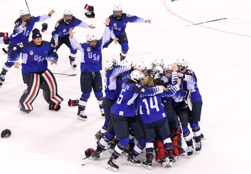 Team USA takes hockey gold