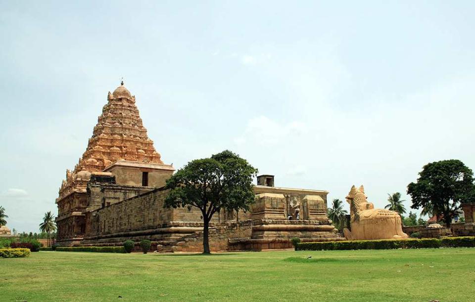 Gangaikonda Cholapuram - a general view. The majestic and well maintained UNESCO World Heritage Site of Gangaikonda Cholapuram.