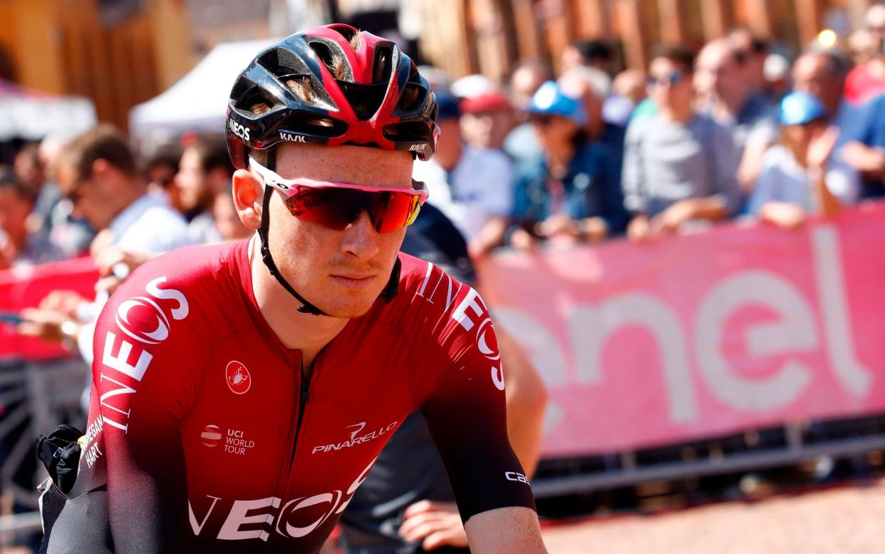 Tao Geoghegan Hart has been forced to abandon the Giro d'Italia - AFP