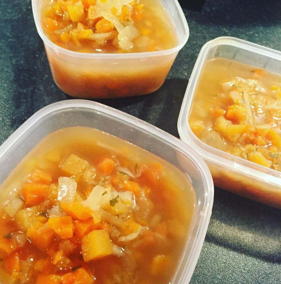 <p>This is one you can make using pretty much any veg you want, then pack up to reheat at work for a warming, hearty lunch. [Photo: Instagram/missletsgetfit] </p>