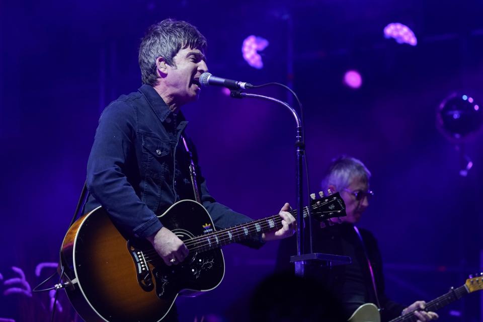 Noel Gallaghe de Noel Gallagher's High Flying Birds durante su concierto en el festival Corona Capital en la Ciudad de México, el domingo 19 de noviembre de 2023. (Foto AP/Aurea Del Rosario)