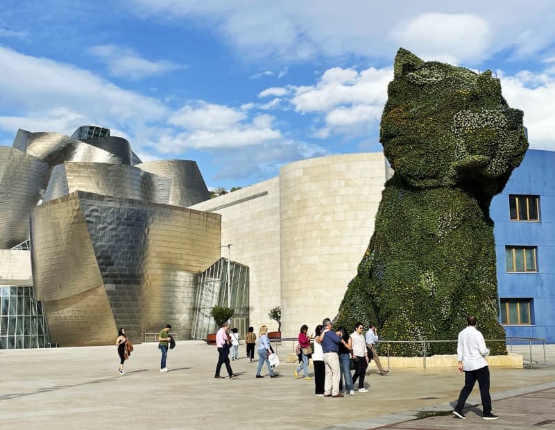 Bilbao's iconic Guggenheim museum.  Manuel Meyer/dpa