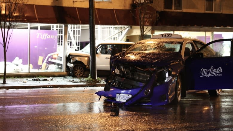 SUV smashes into Vancouver bridal store