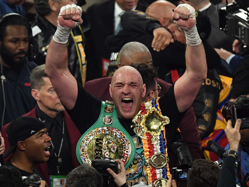 Tyson Fury could yet fight Anthony Joshua in his next bout: Getty