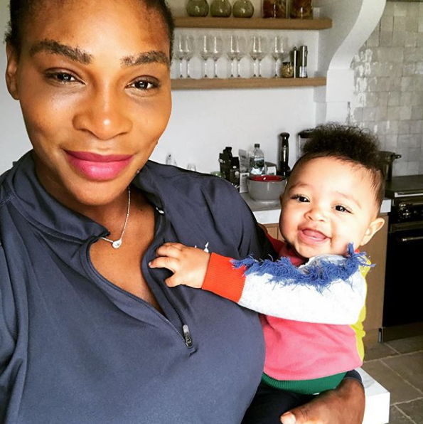 Serena Williams opens up about postnatal “emotions” after a tough week caring for her daughter Alexis. Source: Instagram/SerenaWilliams