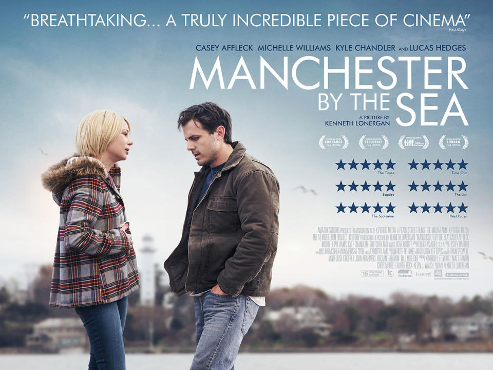 'Manchester By The Sea' UK quad poster (Credit: Studiocanal)