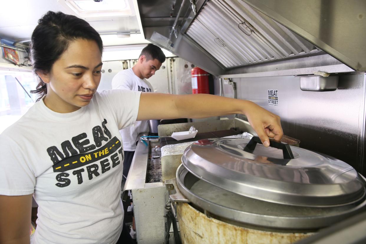Alexa Alfaro and Matt Alfaro own Meat on the Street, a Filipino food truck, catering business and restaurant.