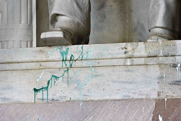 The D.C. Vandalism Suspect Was Found With a Soda Can of Green Paint