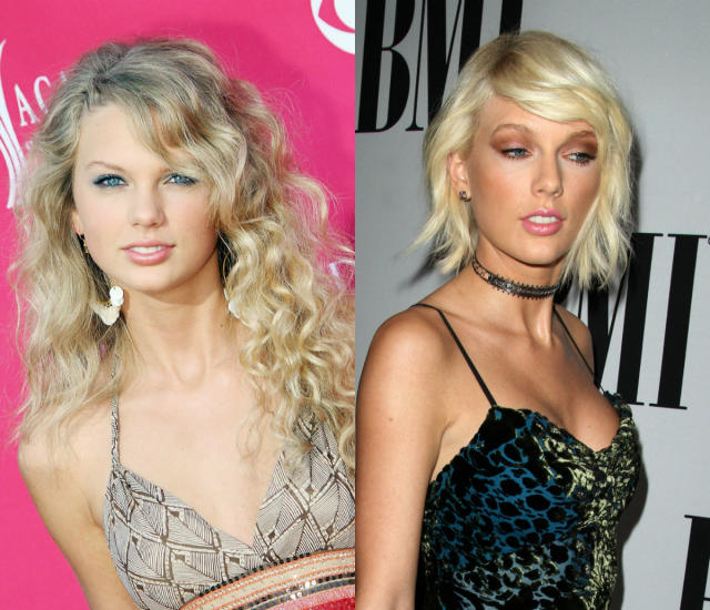 taylor swift before and after nose job