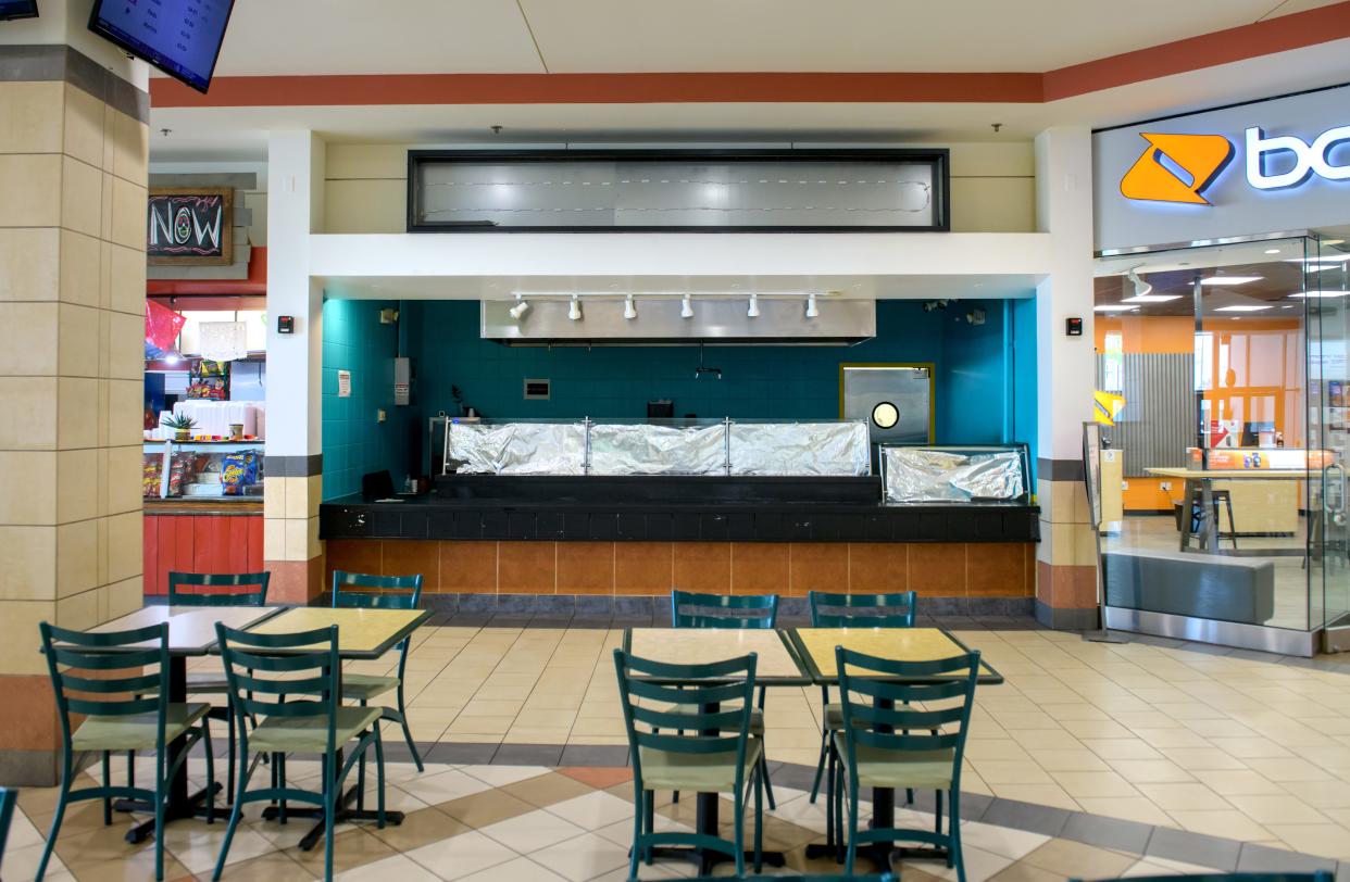 The restaurant space between Taqueria Jalisco Antojitos Mexicanos and the Boost Mobile store in the food court at Northwoods Mall is set to become the second location for On Da Bun Burgers N More, originally Shawn's Kitchen.