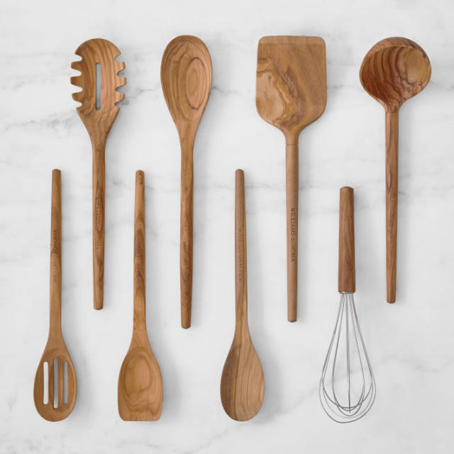 Crate & Barrel Acacia Wood Utensils