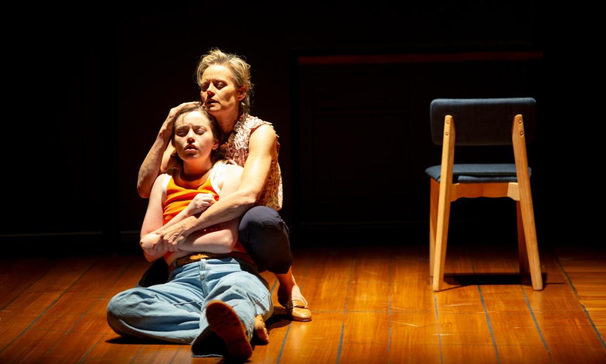 <span>Max McKenna and Nadine Garner in The Almighty Sometimes.</span><span>Photograph: Pia Johnson</span>