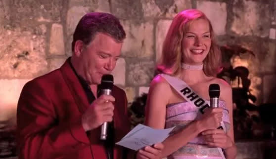 William Shatner and Heather Burns in 'Miss Congeniality' (Warner Bros.)