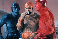 <b>Mac, Zeebo, and Wiploc </b>(Jeff Goldblum, Damon Wayans, and Jim Carrey)<br>"<a href="http://movies.yahoo.com/movie/earth-girls-are-easy/" data-ylk="slk:Earth Girls Are Easy;elm:context_link;itc:0;sec:content-canvas" class="link ">Earth Girls Are Easy</a>" (1989)